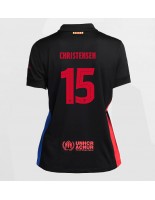 Barcelona Andreas Christensen #15 Venkovní Dres pro Dámské 2024-25 Krátký Rukáv